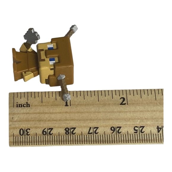 Mattel Minecraft - STEVE Damaged Armor - Mini-Figures - Series 4 - Obsidian - Picture 8 of 9